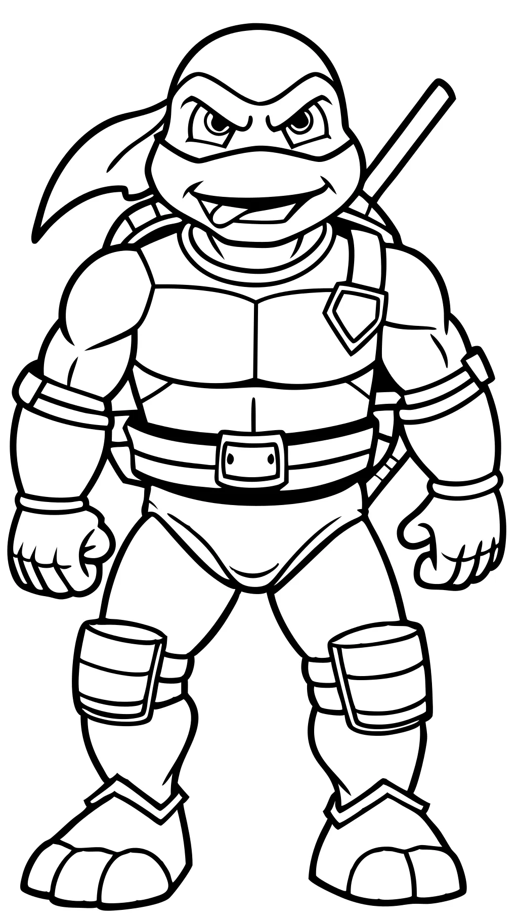 TMNT Páginas para colorear imprimibles